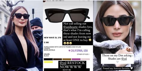 ysl shades heart evangelista
